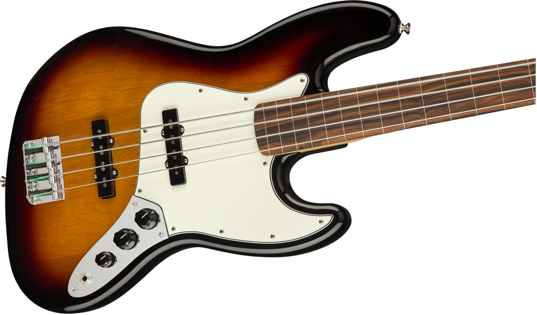 Fender Player Jazz Bass Fretless w/ Pau Ferro Fingerboard - 3-Color Sunburst