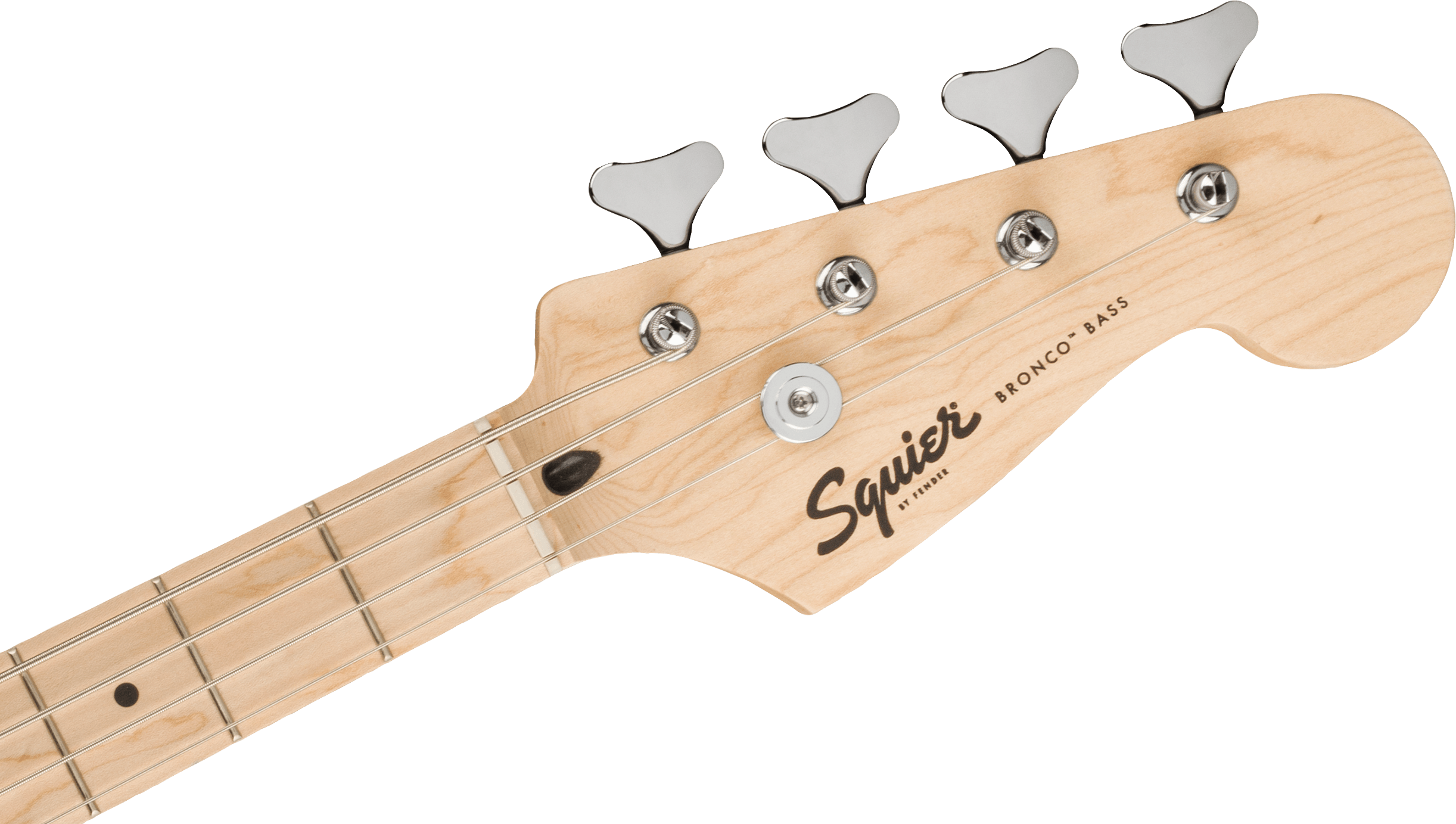 Fender Squier Bronco Electric Bass w/ Maple Fingerboard - Black