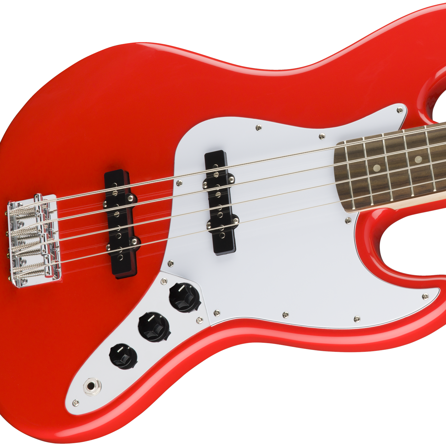 Fender Squier Affinty Series Jazz Bass w/ Laurel Fingerboard - Race Red