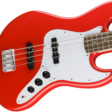 Fender Squier Affinty Series Jazz Bass w/ Laurel Fingerboard - Race Red