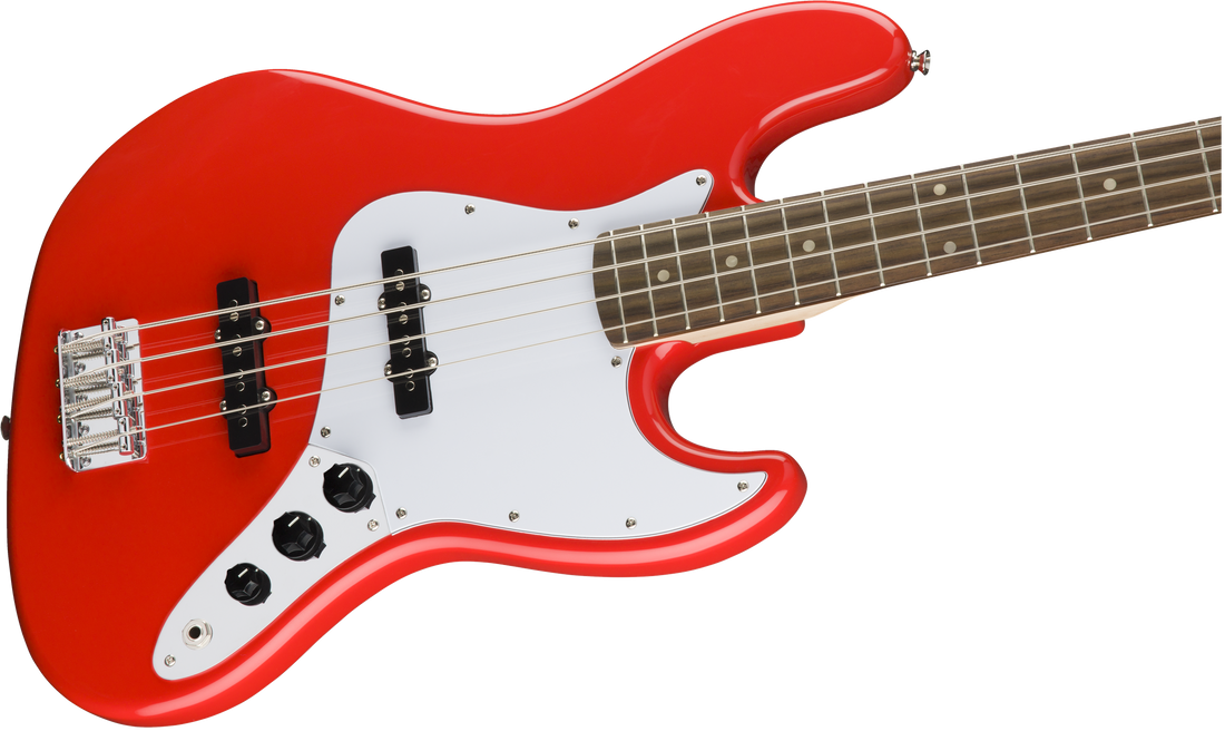 Fender Squier Affinty Series Jazz Bass w/ Laurel Fingerboard - Race Red