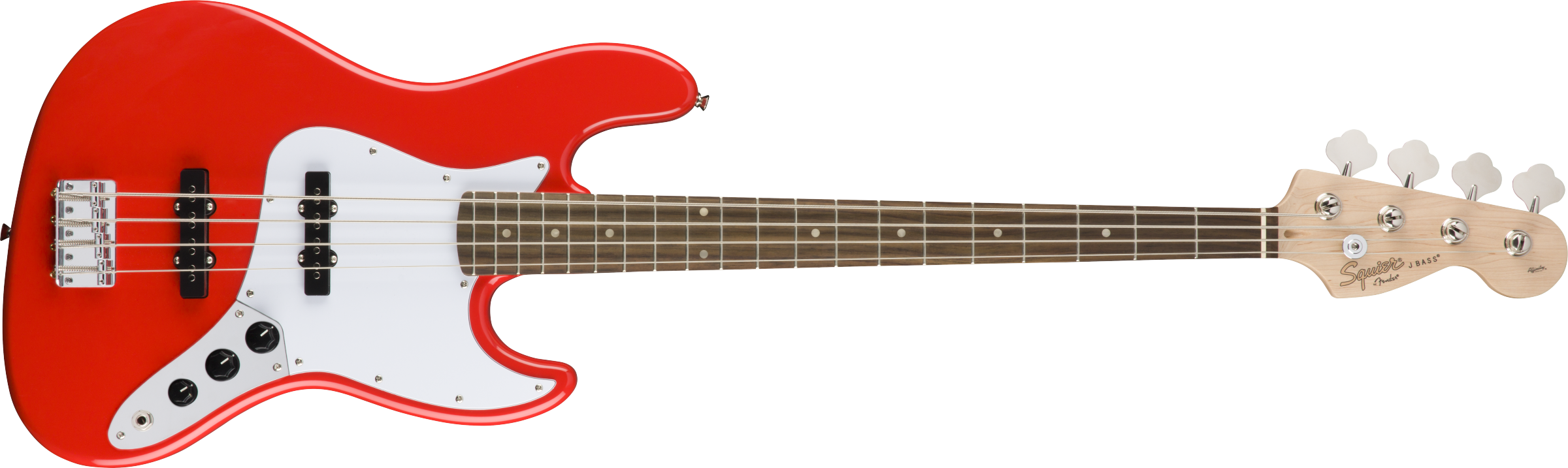Fender Squier Affinty Series Jazz Bass w/ Laurel Fingerboard - Race Red