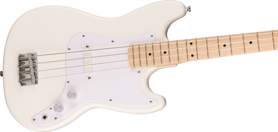 Fender Squier Sonic Bronco Bass w/ Maple Fingerboard - Arctic White