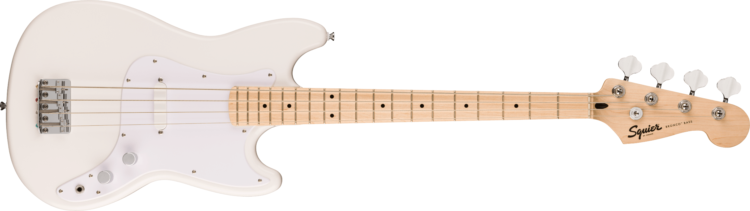 Fender Squier Sonic Bronco Bass w/ Maple Fingerboard - Arctic White