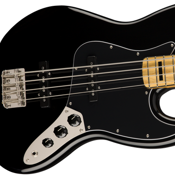 Fender Classic Vibe '70s Jazz Bass w/ Maple Fingerboard - Black