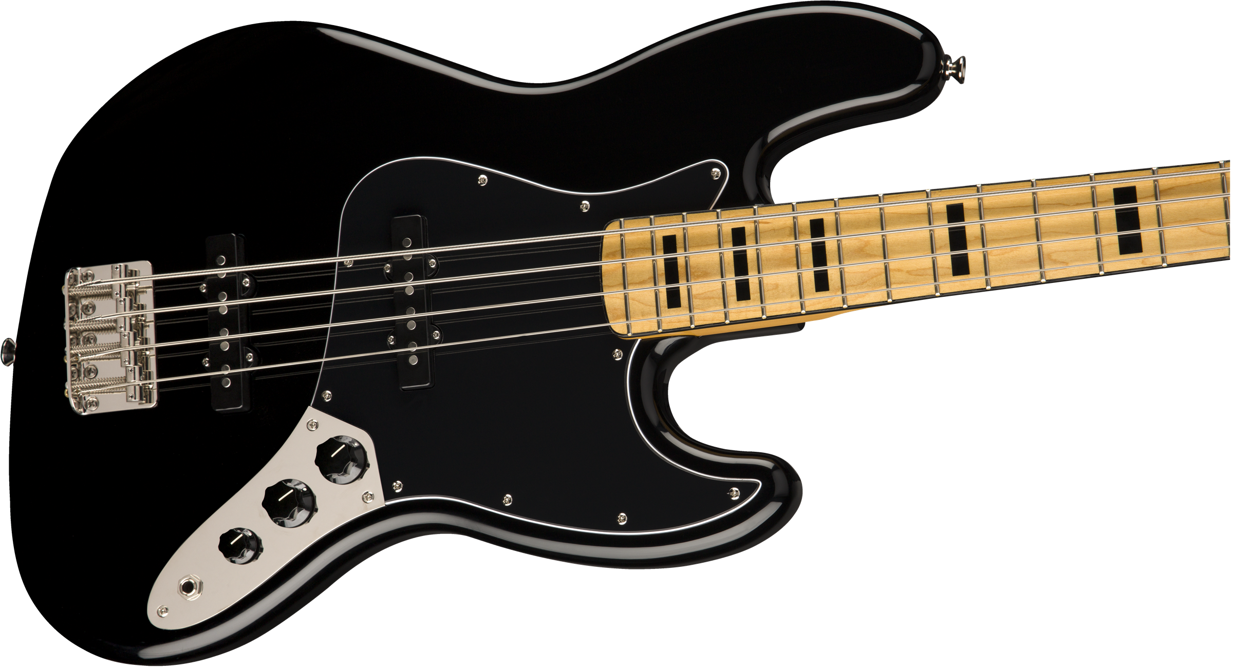 Fender Classic Vibe '70s Jazz Bass w/ Maple Fingerboard - Black