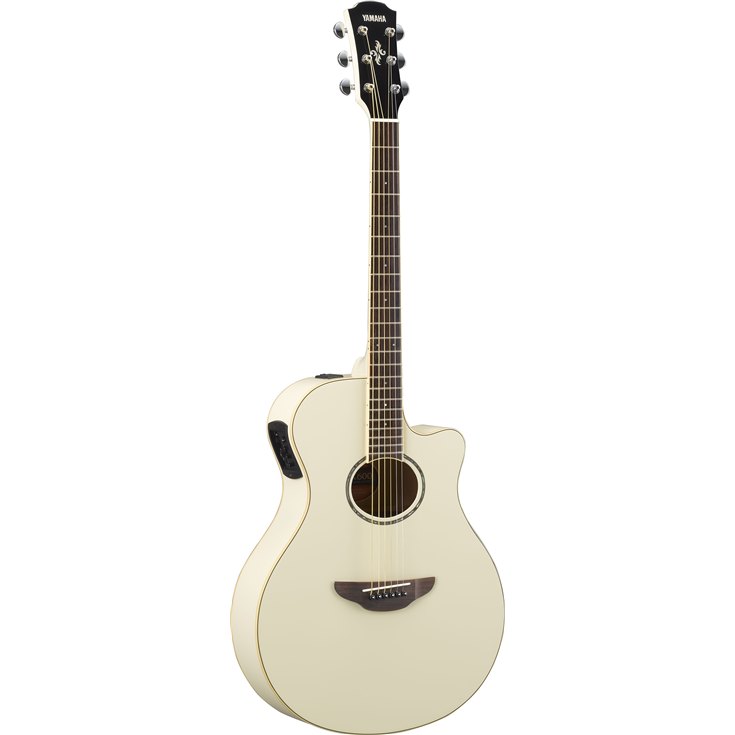 Yamaha APX 600 Series Thinline Acoustic/Electric Guitar w/ System65 Piezo - Vintage White