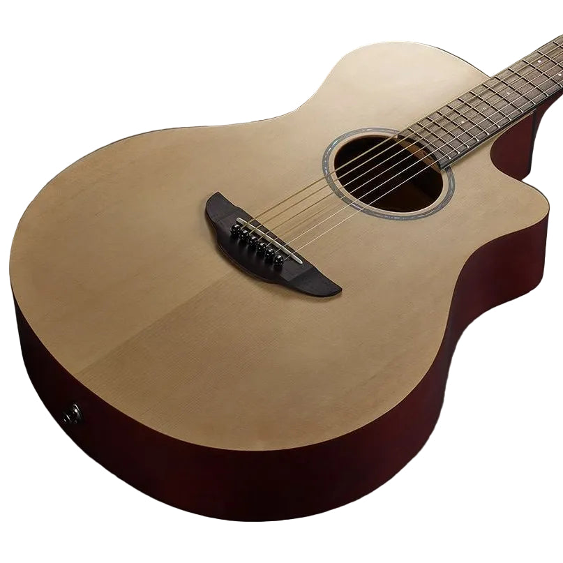 Yamaha APX 600M Series Thinline Acoustic/Electric Guitar - Natural Satin