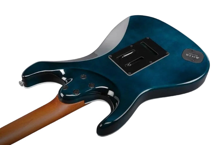 Ibanez AZ Premium Electric Guitar w/ Roasted Maple Fingerboard - Deep Ocean Blonde (Discontinued - Last One!)