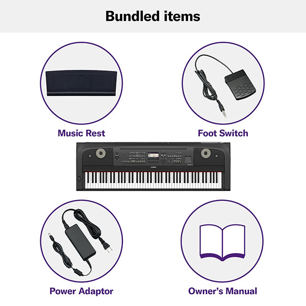 Yamaha DGX670B 88-Key Portable Grand Digital Piano - Black