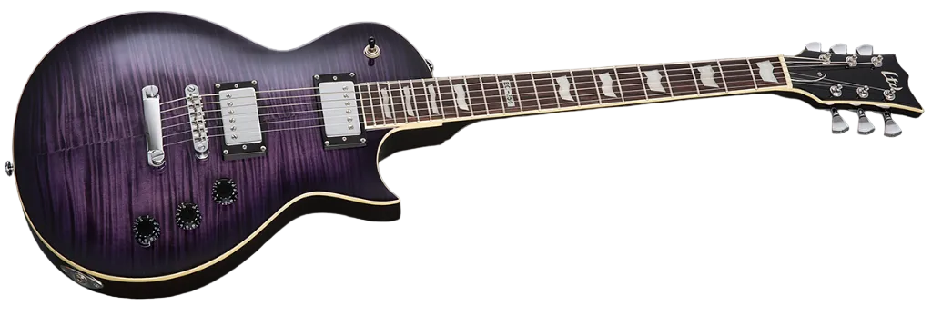ESP LTD Eclipse EC-256FM Electric Guitar w/ Roasted Jatoba Fingerboard - Purple Sunburst (Discon. - One Left!)