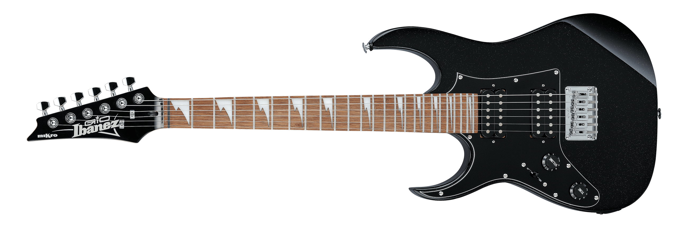 Ibanez Gio miKro Left Handed Electric Guitar w/ Jatoba Fingerboard - Black Night