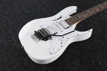Ibanez JEM Jr. Steve Vai Signature Electric Guitar w/ Tree of Life Jatoba FIngerboard - White