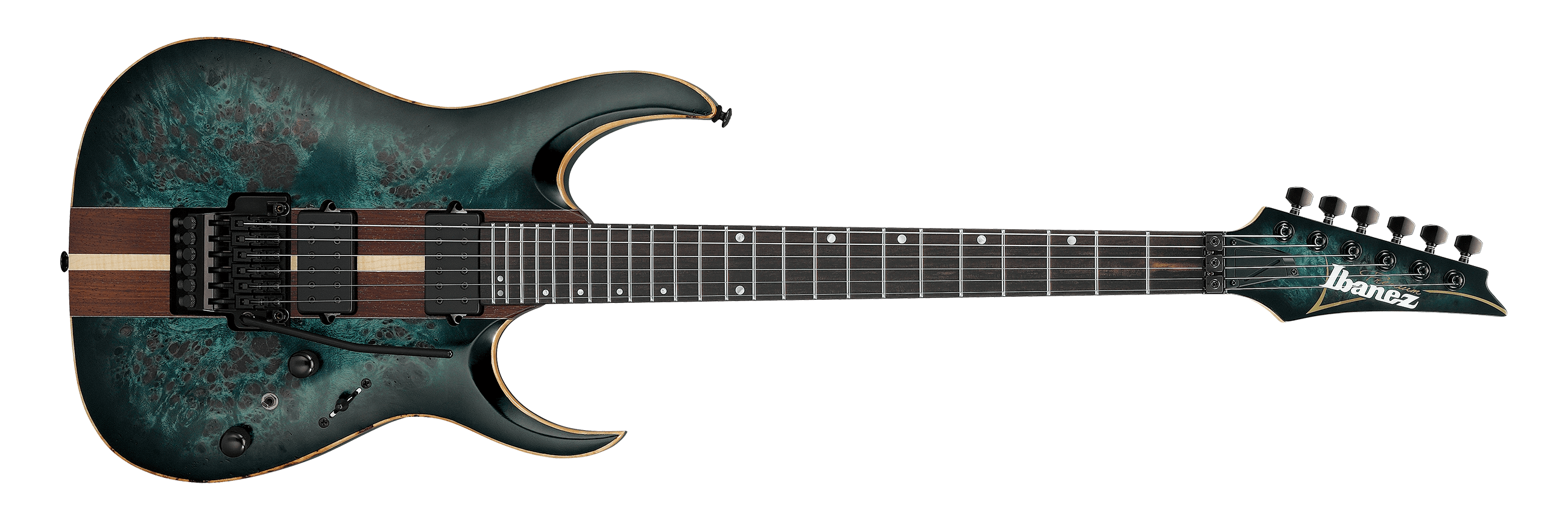 Ibanez RGA Premium Electric Guitar w/ Ebony Fingerboard - Cosmic Blue Burst