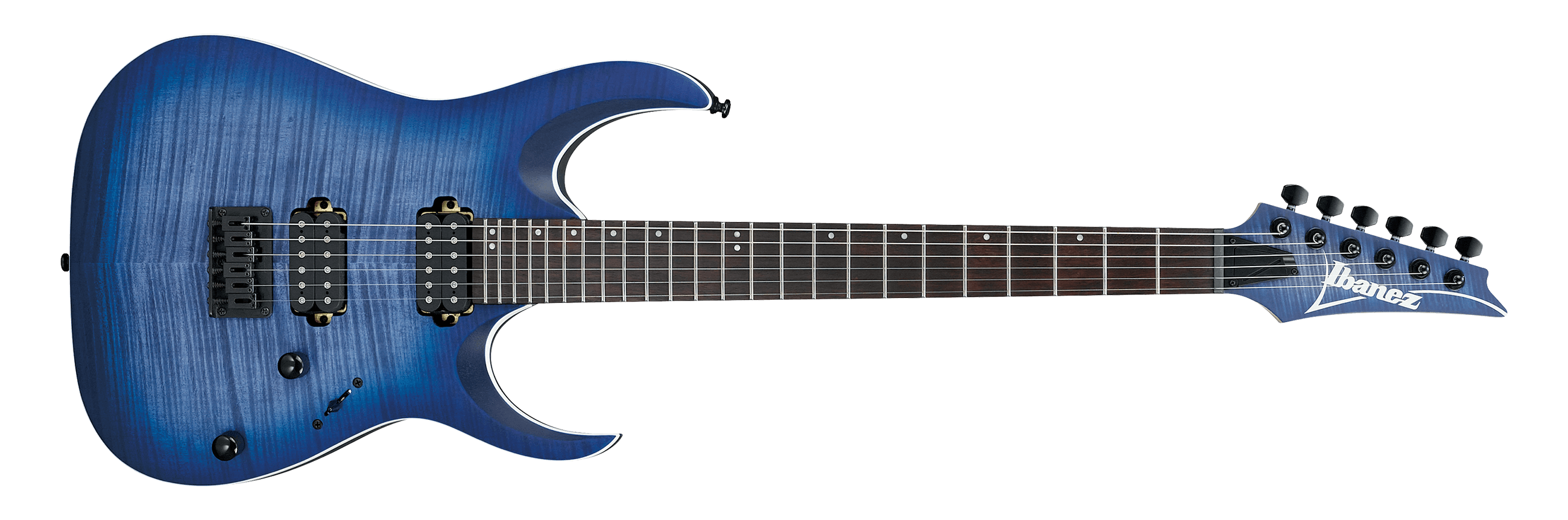 Ibanez RGA Series Electric Guitar w/ Jatoba Fingerboard - Blue Lagoon Burst Flat
