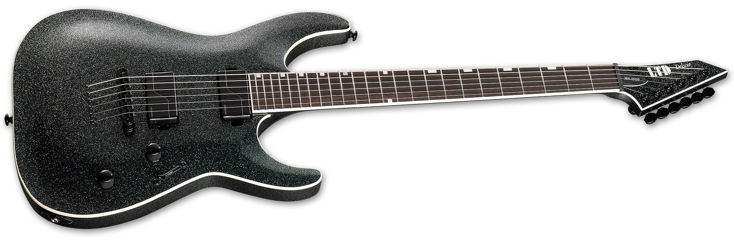 ESP LTD MH 1000 Series Electric Guitar w/ Macassar Ebony Fingerboard - Granite Sparkle