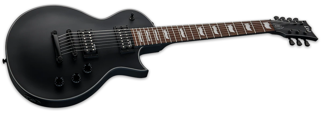 ESP LTD Eclipse EC-257 7-String Electric Guitar w/ Roasted Jatoba Fingerboard - Black Satin