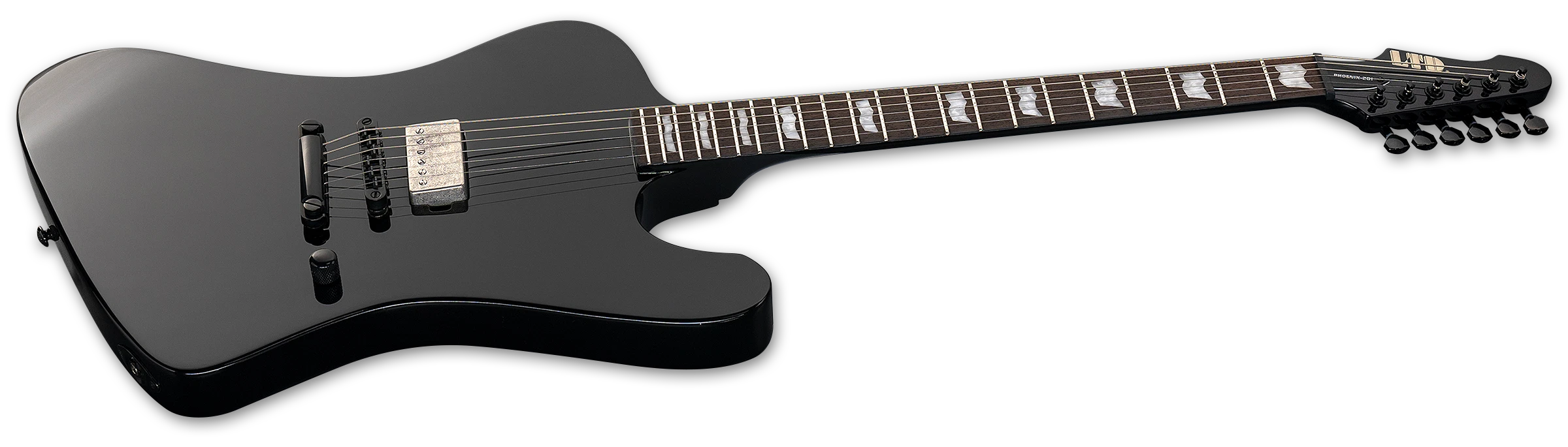 ESP LTD Phoenix-201 Guitar w/ Rosewood Fingerboard - Black Gloss