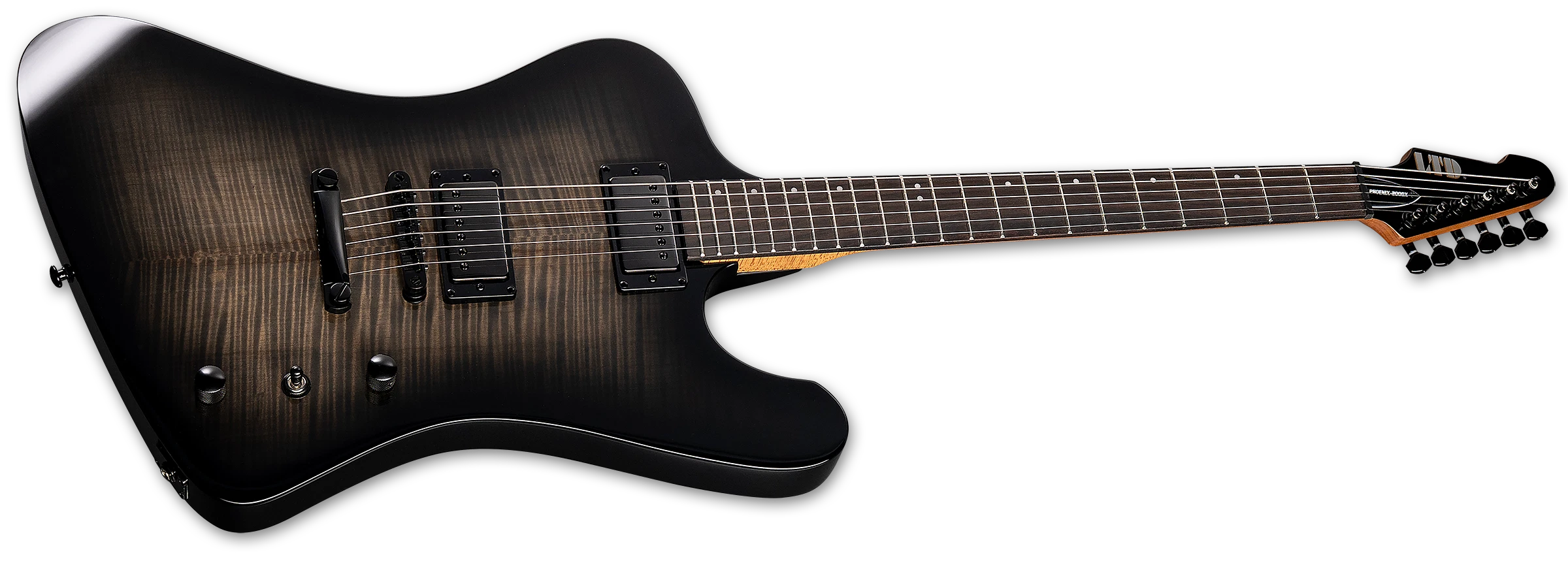 ESP LTD Phoenix-200DX Electric Guitar w/ Rosewood Fingerboard - Black Burst