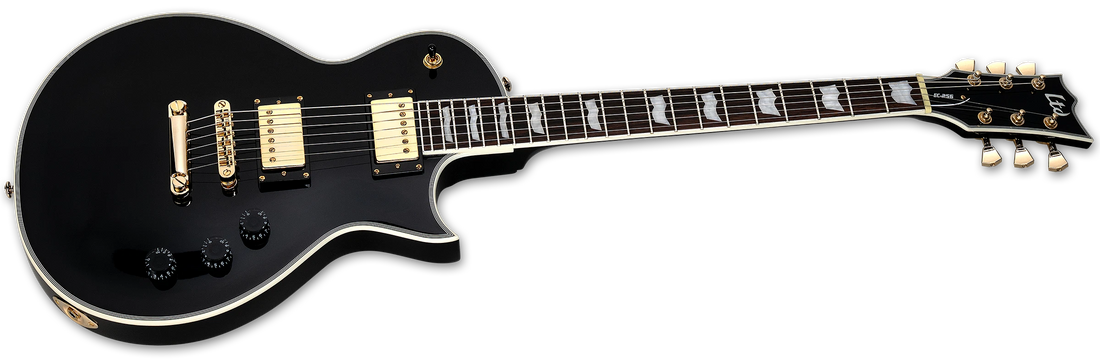 ESP LTD Eclipse EC-256 Electric Guitar w/ Rosewood Fingerboard - Black w/ Gold Hardware