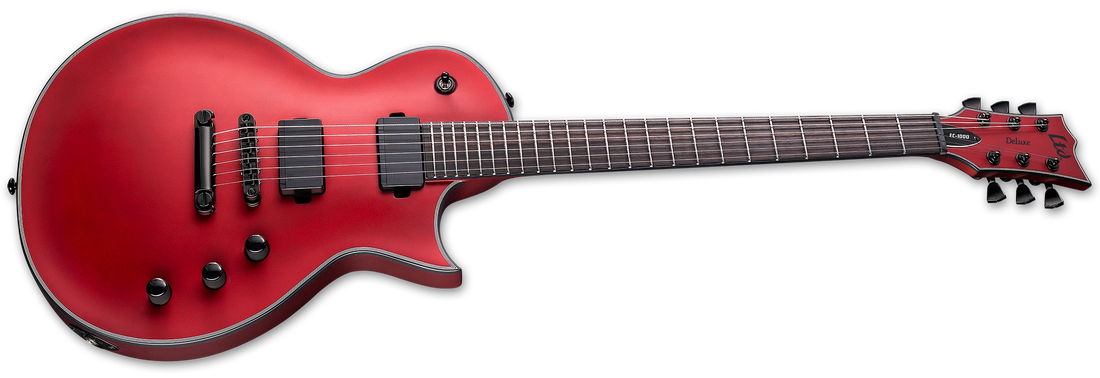ESP LTD Eclipse 1000 Series Electric Guitar w/ Macassar Ebony Fingerboard - Candy Apple Red Satin