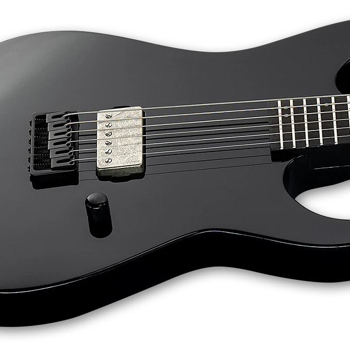 ESP LTD M-201 Baritone HT Electric Guitar w/ Rosewood Fingerboard - Black