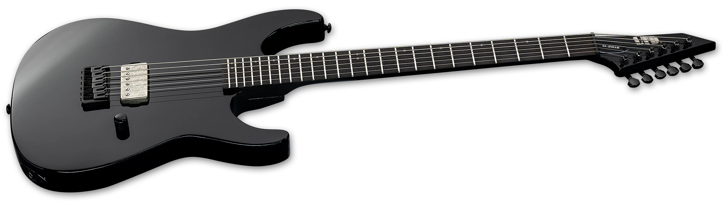 ESP LTD M-201 Baritone HT Electric Guitar w/ Rosewood Fingerboard - Black