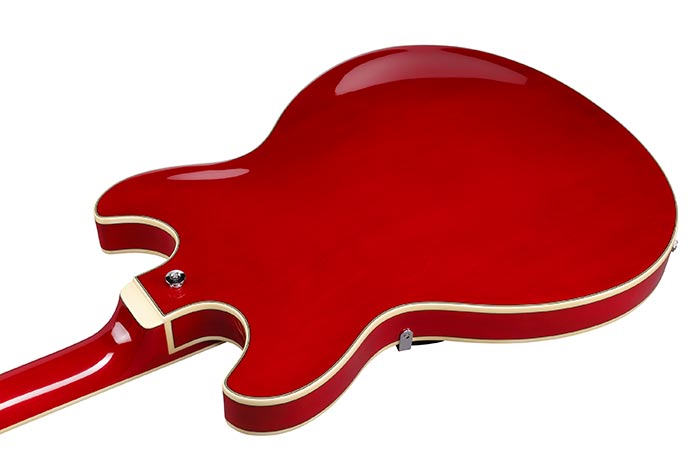 Ibanez Artcore Hollow Body Electric Guitar w/ Bound Rosewood Fingerboard - Transparent Cherry Red