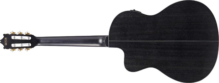 Ibanez Classical Cut-Away Nylon String Guitar w/ Electronics - Open Pore Blueberry