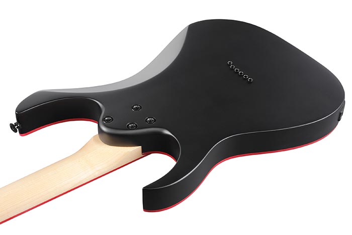 Ibanez Gio RG Series Electric Guitar w/ Bound Purpleheart Fingerboard - Flat Black