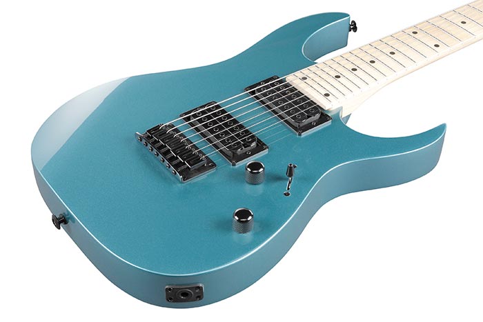 Ibanez Gio 7-String Electric Guitar w/ Maple Fingerboard - Metallic Light Blue