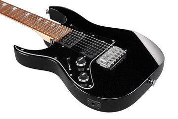 Ibanez Gio miKro Left Handed Electric Guitar w/ Jatoba Fingerboard - Black Night