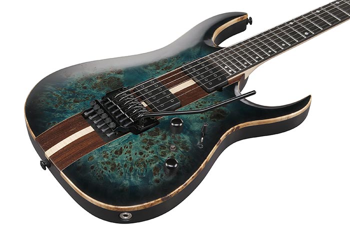 Ibanez RGA Premium Electric Guitar w/ Ebony Fingerboard - Cosmic Blue Burst