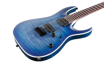 Ibanez RGA Series Electric Guitar w/ Jatoba Fingerboard - Blue Lagoon Burst Flat