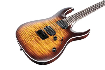 Ibanez RGA Series Electric Guitar w/ Jatoba Fingerboard - Dragon Eye Burst Flat